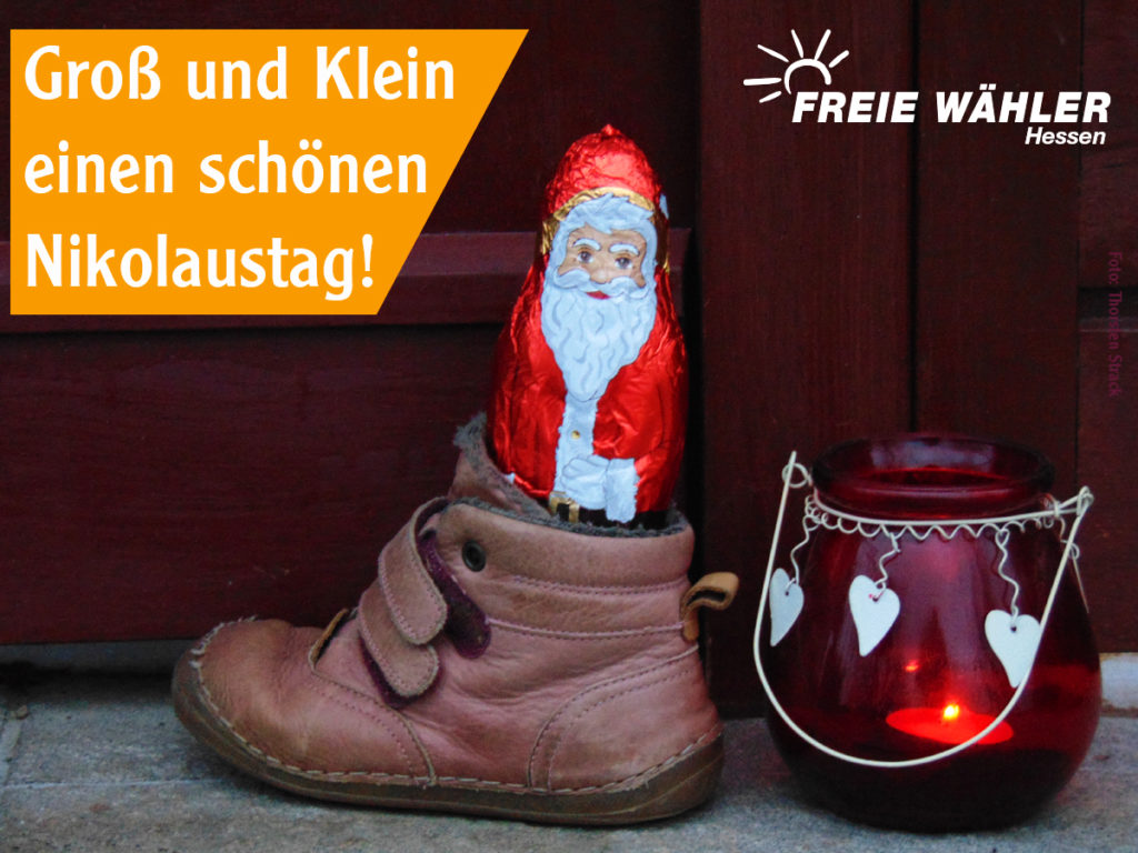 Groß und Klein einen schönen Nikolaustag!