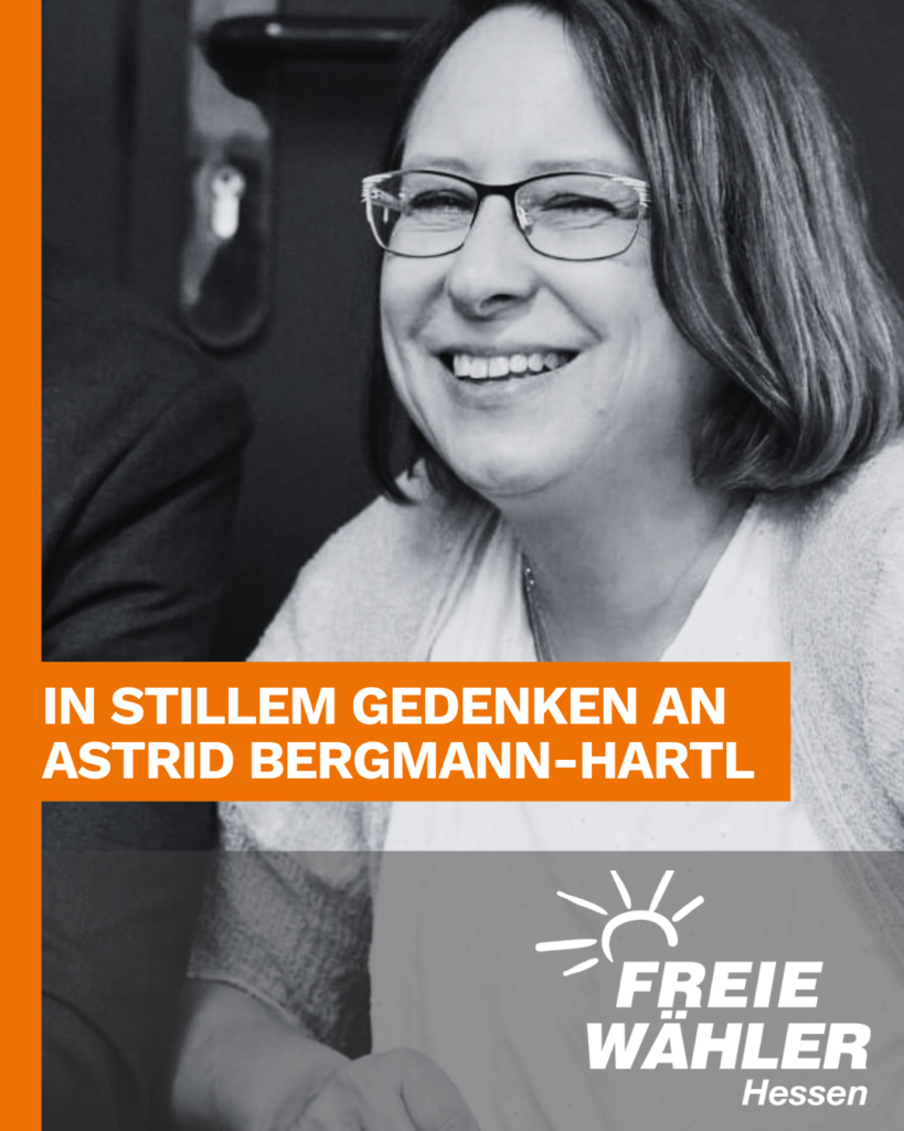 Nachruf: In stillem Gedenken an Astrid Bergmann-Hartl
