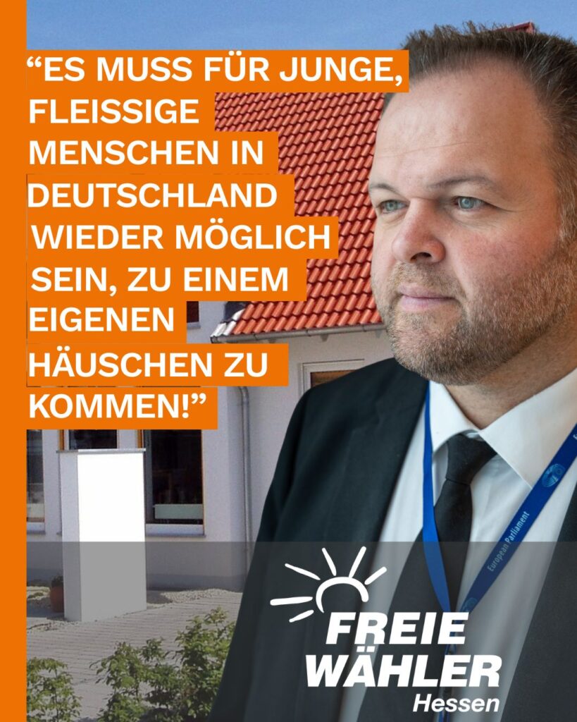 Junge Menschen müssen wieder zu einem Eigenheim kommen können!