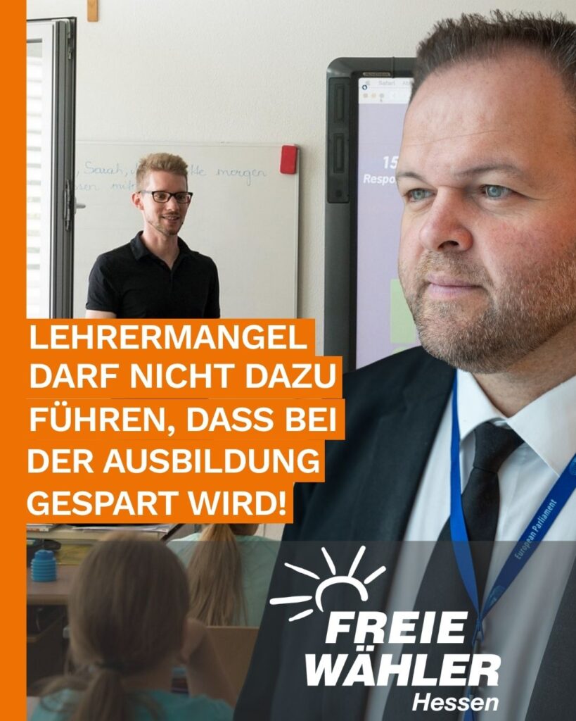 Lehrermangel darf nicht dazu führen, dass bei der Ausbildung gespart wird!